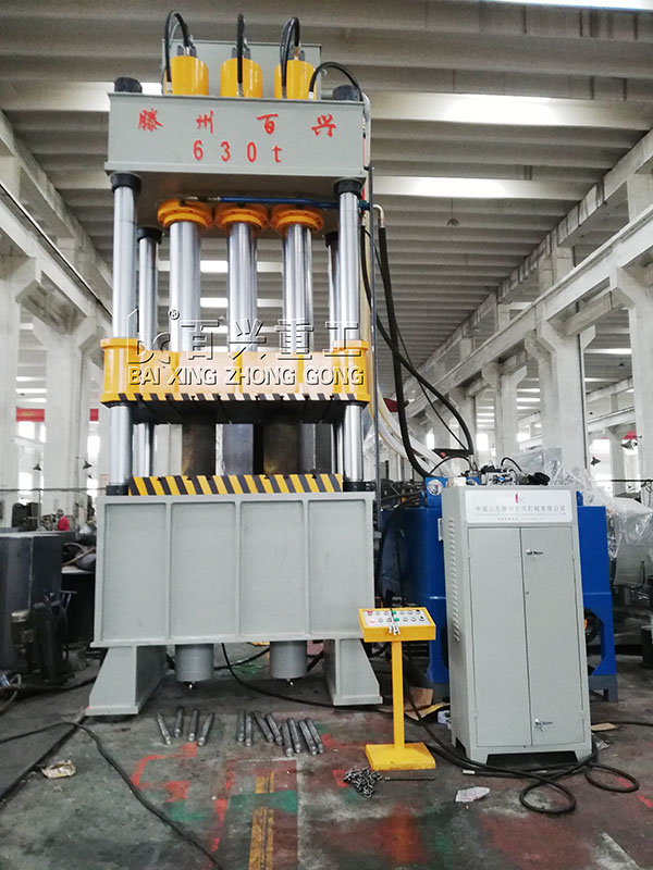 百兴630吨三梁四柱液压机